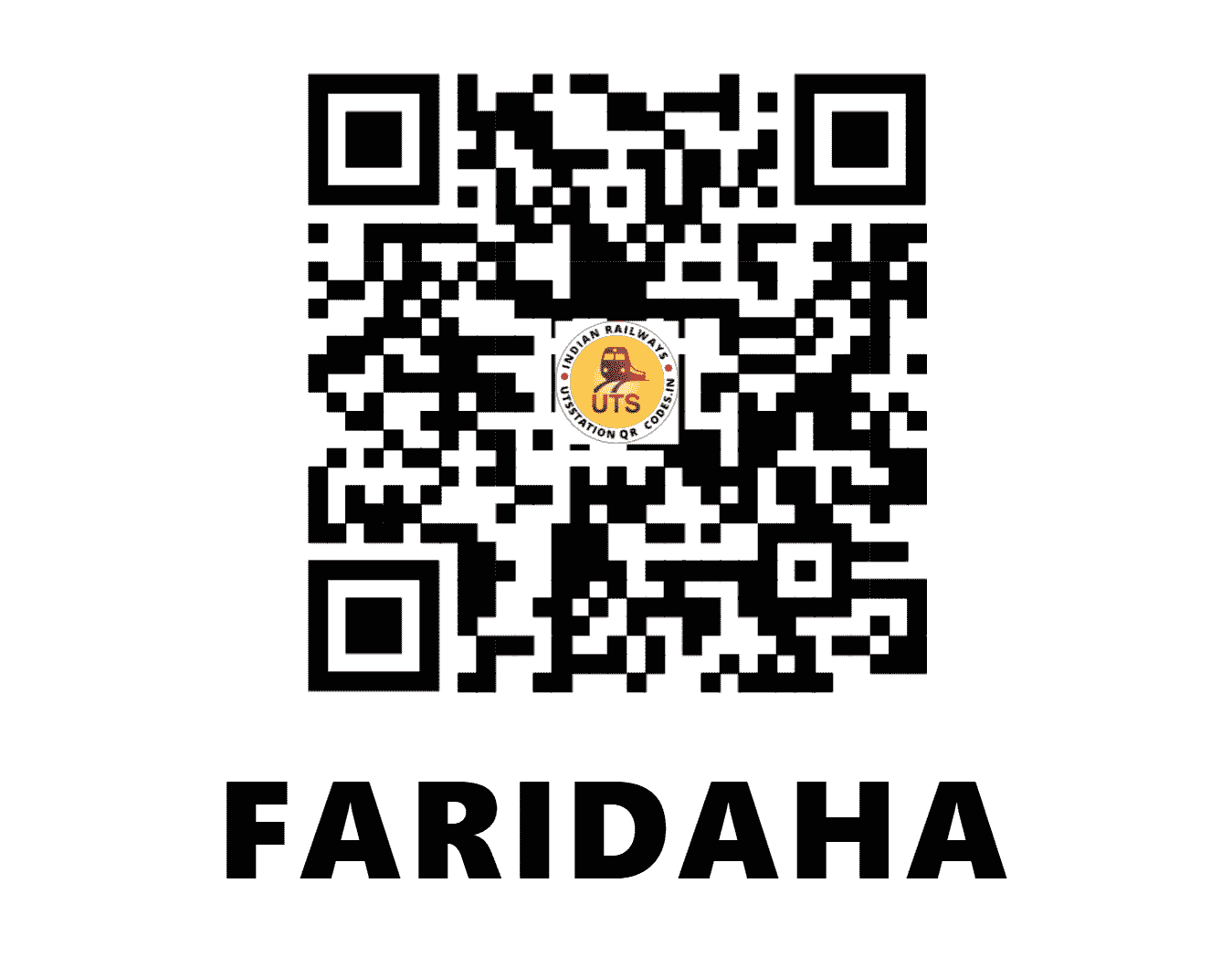 UTS QR Code for FARIDAHA - FRDH (NE - UTTAR PRADESH)